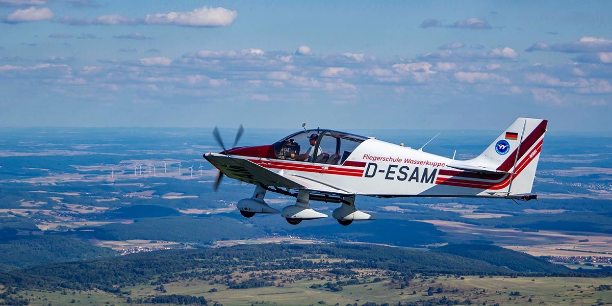 Light aircraft at Wasserkuppe airfield
